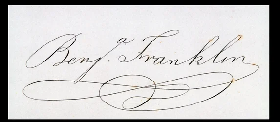 Firma de Benjamin Franklin